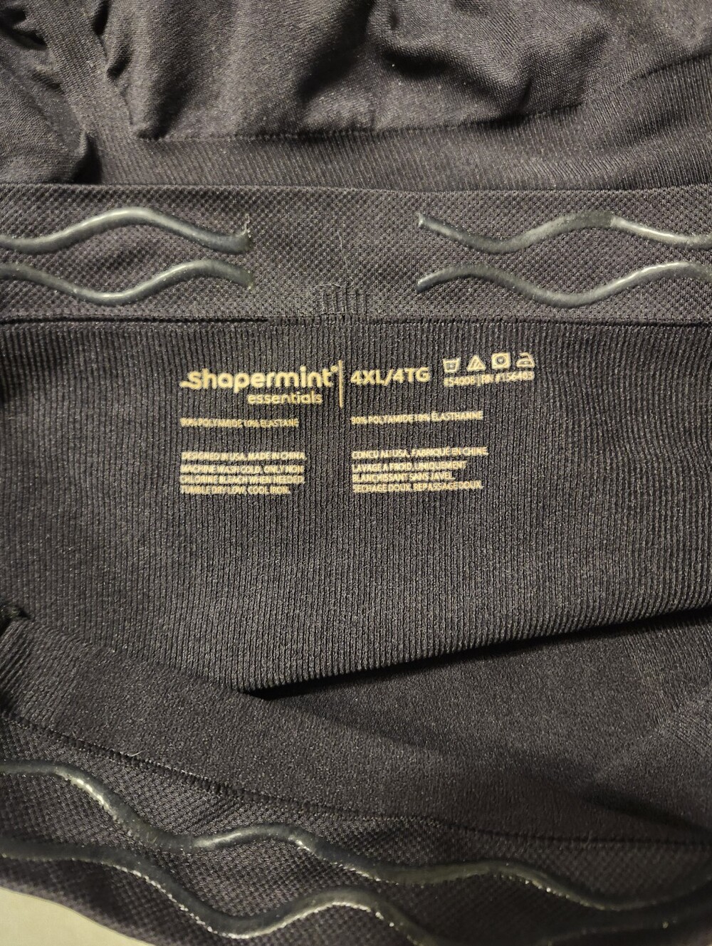 Shapermint Essentials All Day Every Day High-Waisted Shaper Panty Black 4XL NWT - Picture 5 of 5